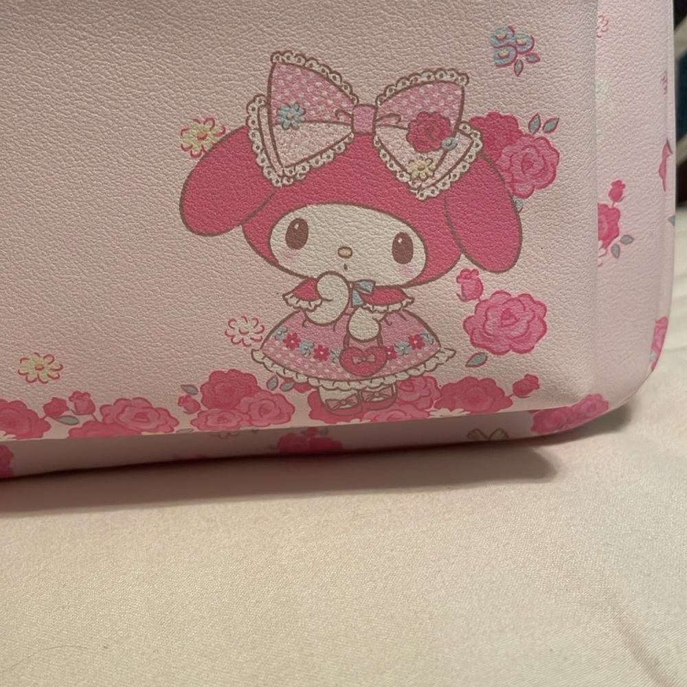 My Melody Bioworld Sanrio Pastel Rose Mini Backpack - Picture 3 of 16
